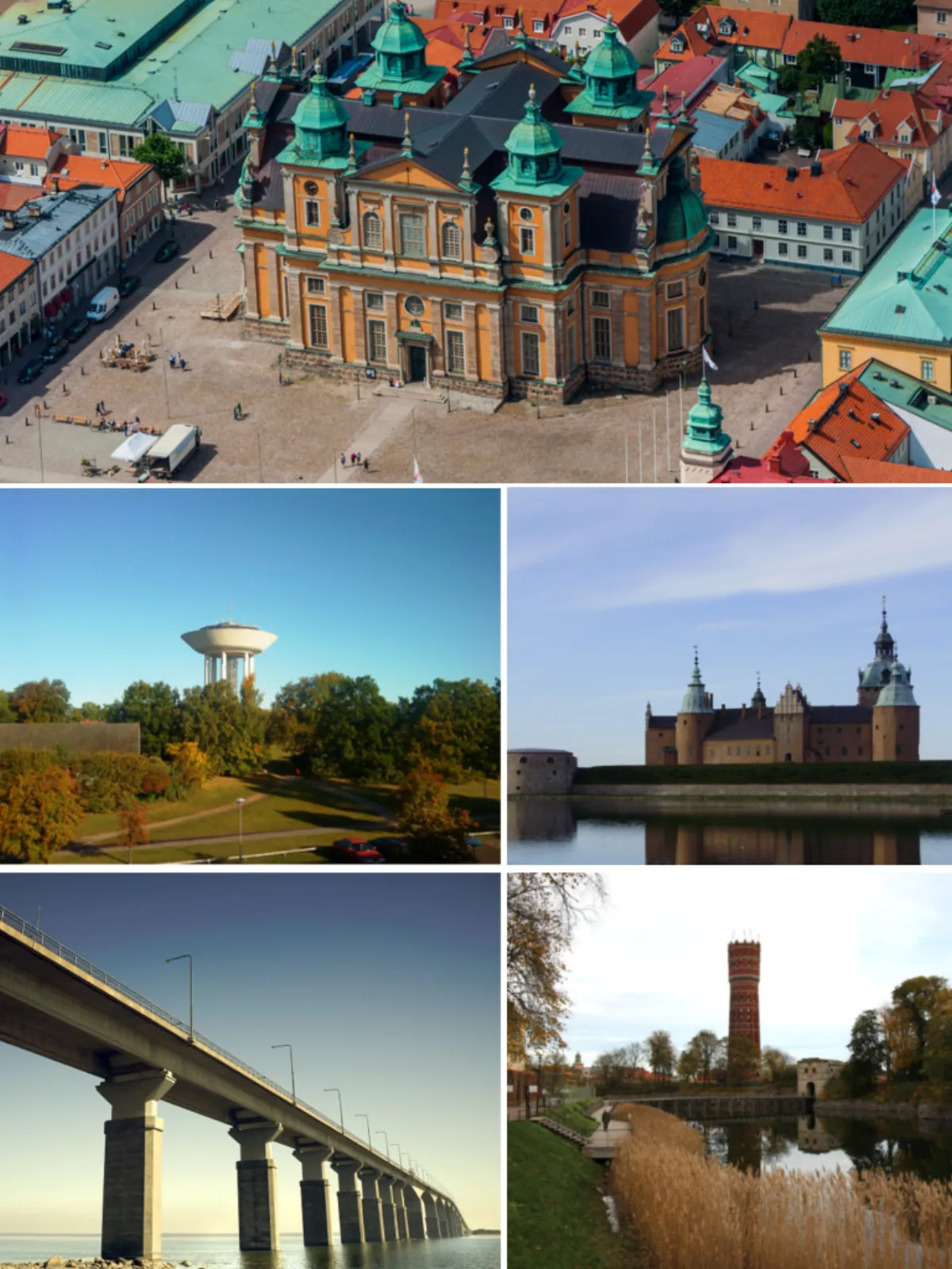 Kalmar mit Renaissance-Schloss am Wasser