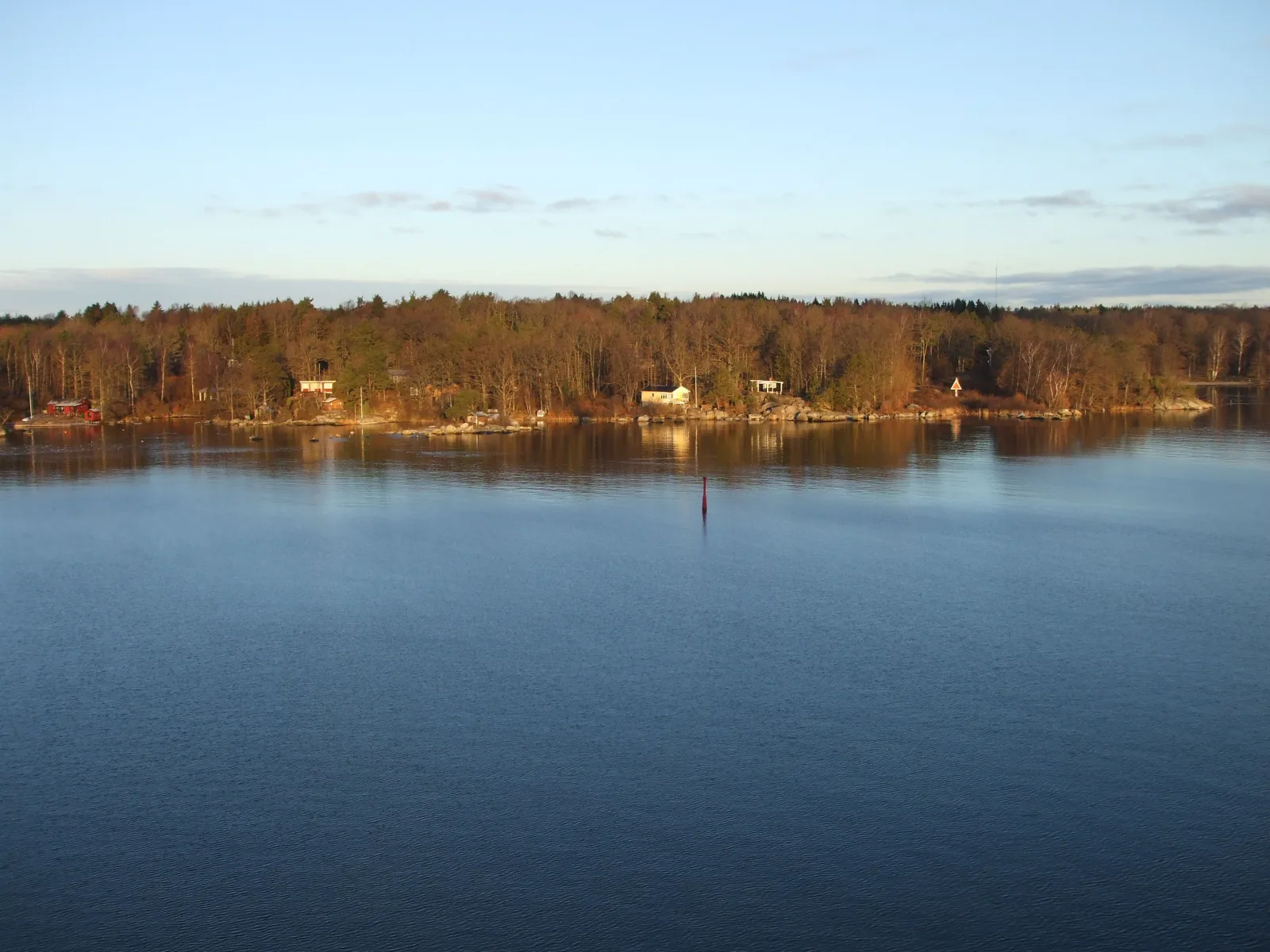 Karlshamn Hafen aus der Vogelperspektive